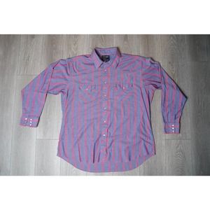 WRANGLER LONG SLEEVE COWBOY CUT REGULAR FIT X-LONG TAILS 17/12-36 VTG